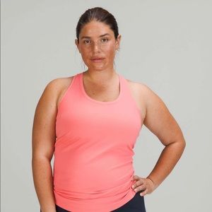 NWT Cool Racerback tank, raspberry cream, size 6